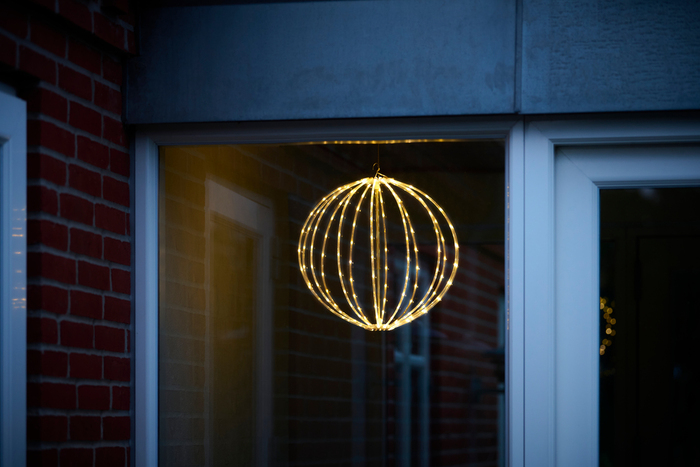 Lyskugle 160 Micro-LED m/blink Ø40 cm